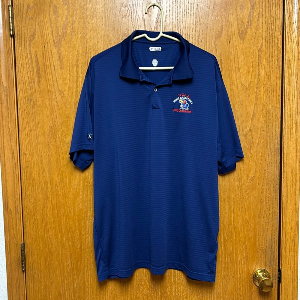 NCAA Men’s Basketball 2008 Champions polo size XL TTG